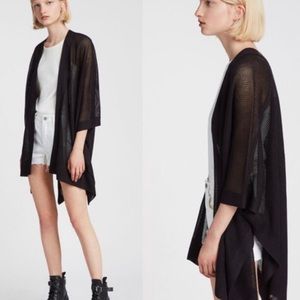All Saints Bishi Kimono Cardigan - Black